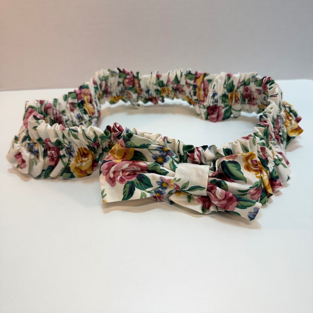 Longaberger Basket Large Fabric Garter Garden Splendor Floral Cottage Retired